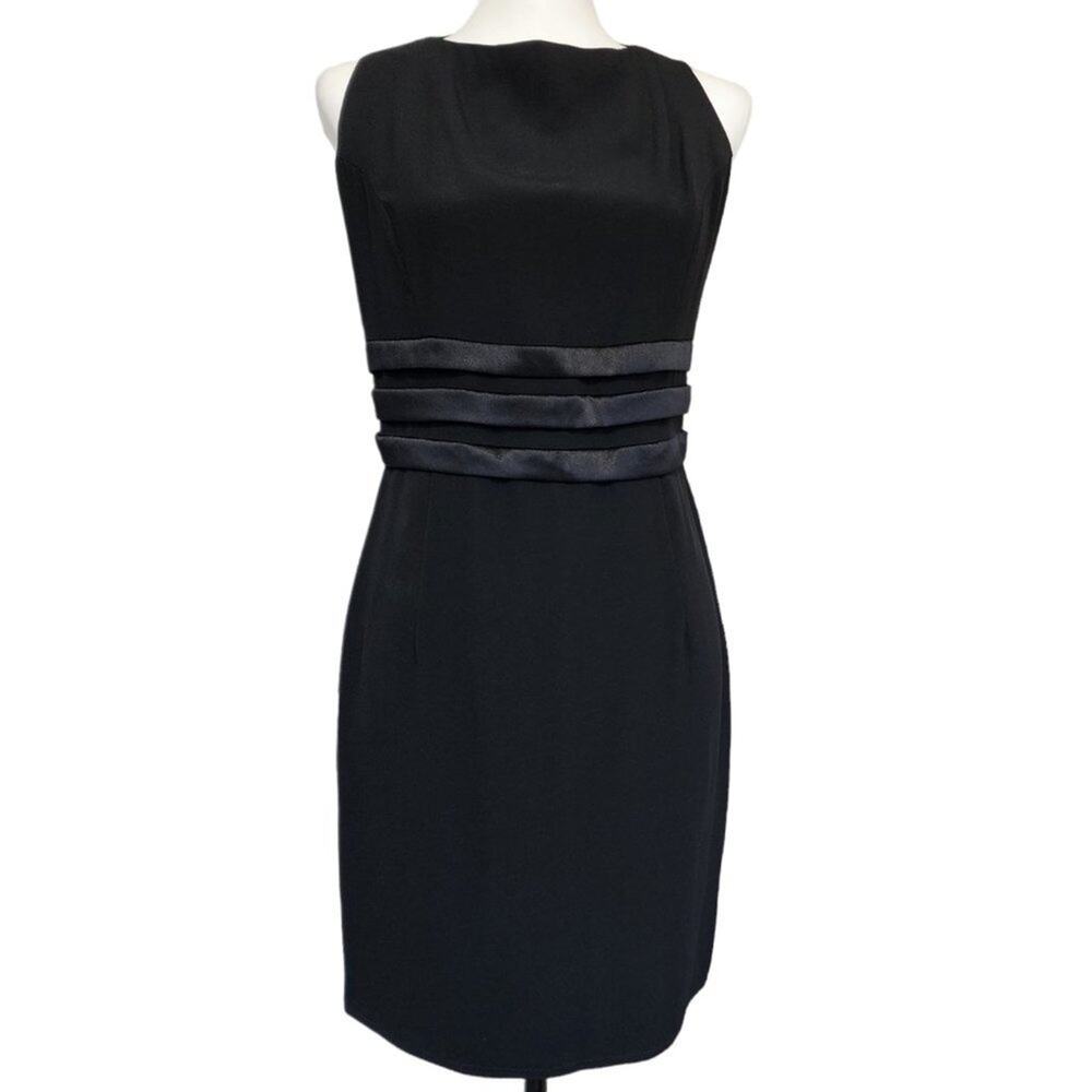 JESSICA McClintock Vintage Black Cocktail Dress Size‎ 10